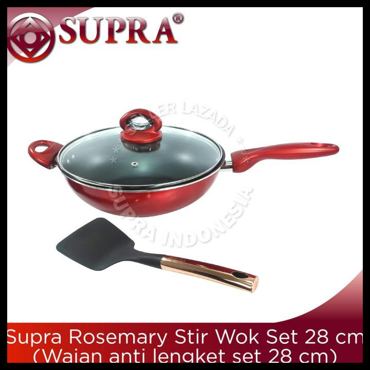 Wok Tutup/Stir Wok SUPRA 28cm, 30cm, 32cm