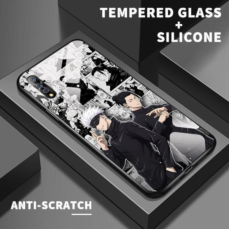 Casing Hp vivo Case S1 Pro Prime S10e S12 S16 S16e S17 S17t S18 Tempered Glass Unik Jujutsu Kaisen S