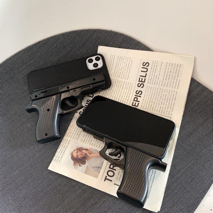 Case HP Mainan Gun /Case HP Mainan /Case Iphone/ Ugly Case / Case Lucu / Case Unik