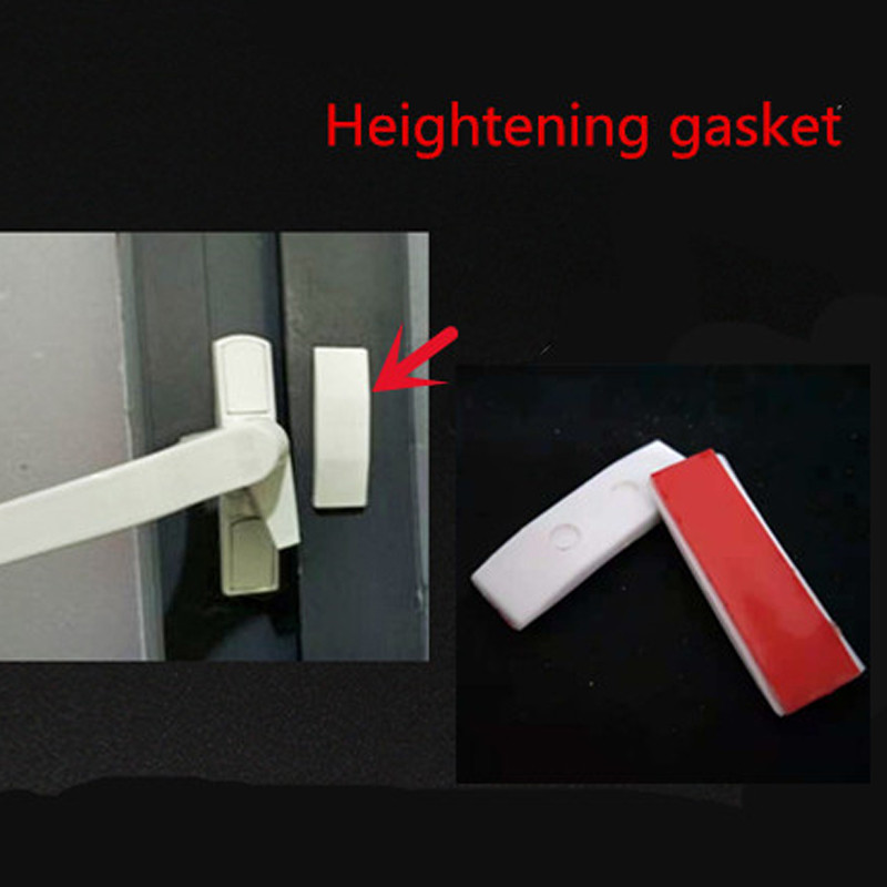 5Pcs Heightening gasket Rubber White Replacement UPVC Window Handles Zinc Alloy Window Hardware Door