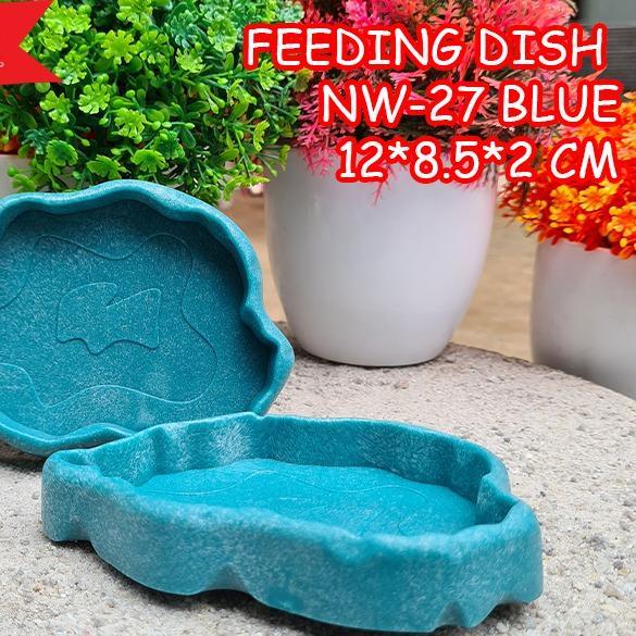 FEEDING DISH NW-27 SULCATA PARDALIS BALL PHYTON CHERRYHEAD DRAGON - TRANSPARANT