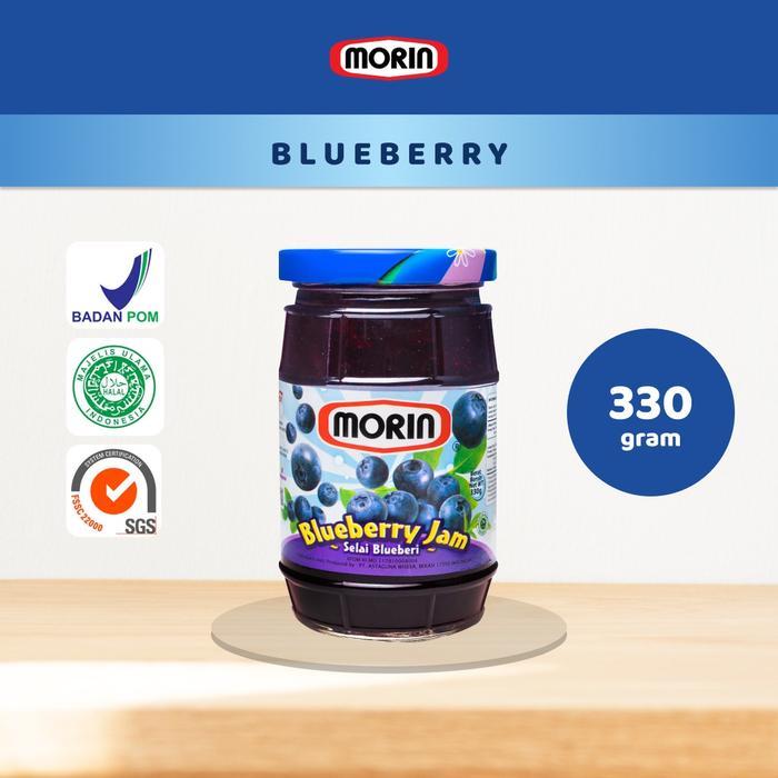 PROMO Morin Selai Blueberry 330 Gr - Selai Buah - Blueberry