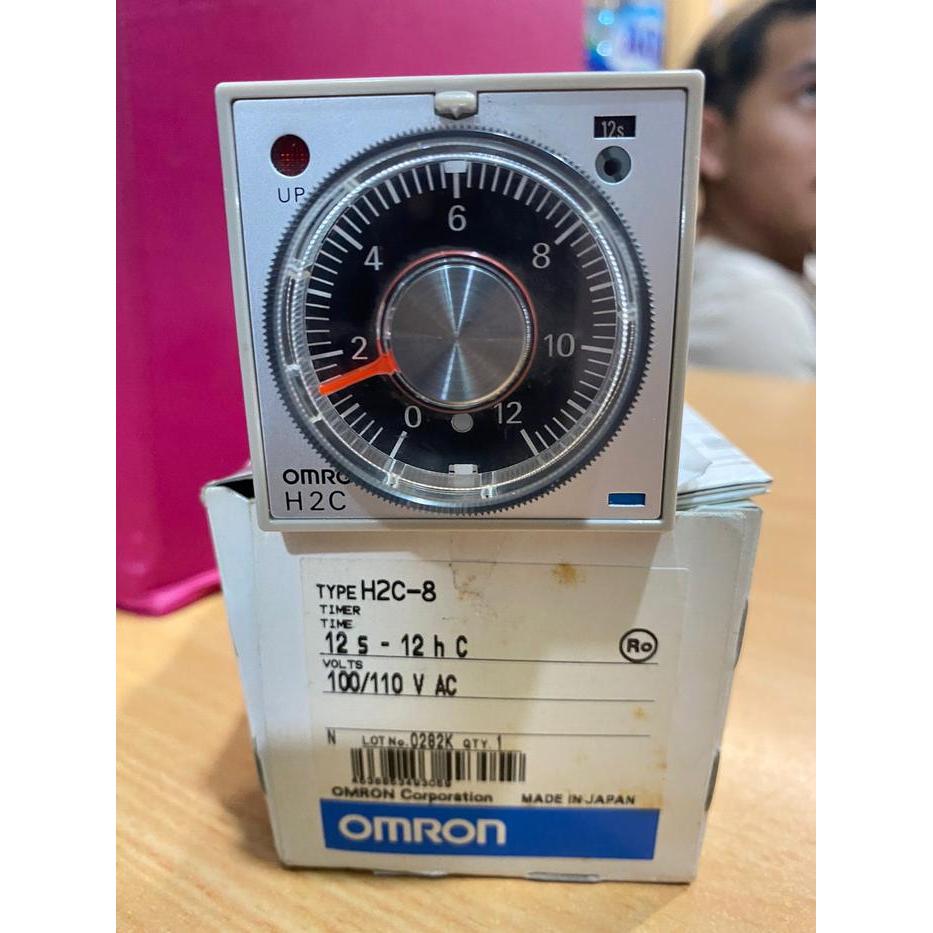 TIMER OMRON H2C-8 12s-12H C 100/110V ORIGINAL OMRON