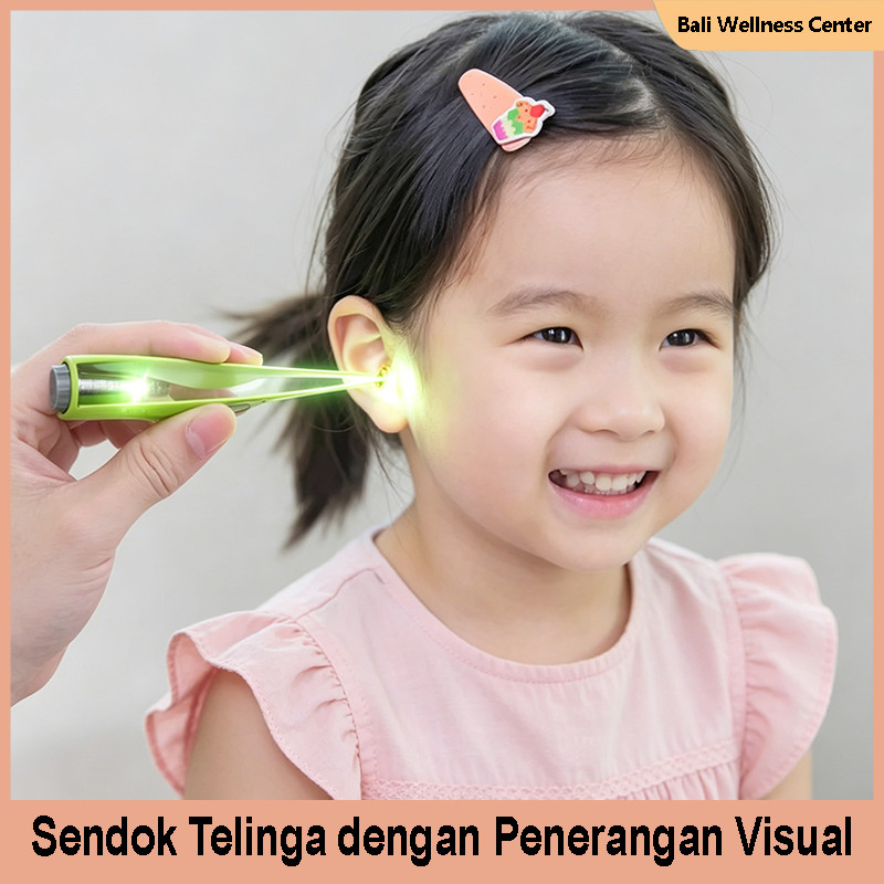 Alat pembersih telinga, termasuk alat pembersih telinga yang menyala, pinset bayi dan anak-anak deng