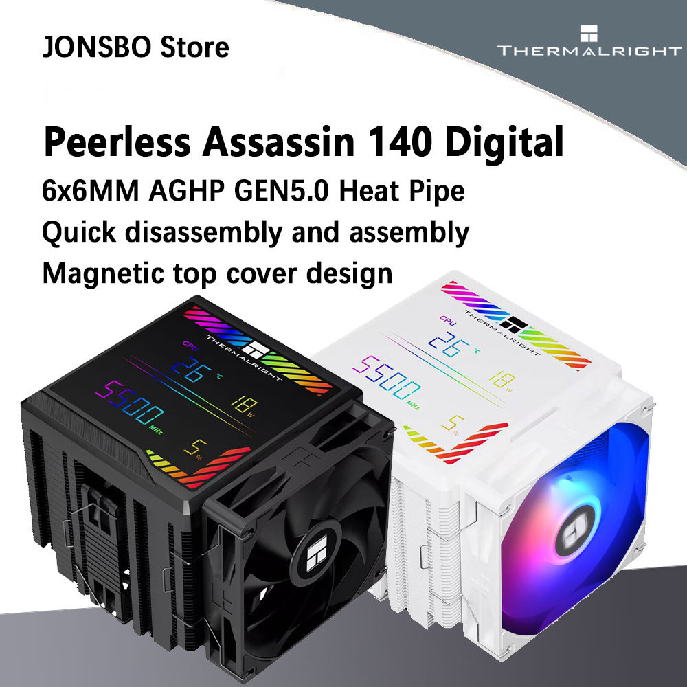 Thermalright Peerless Assassin 140 gital Tower Cooler Dual Tower Dual Fan Air Cooling Raator 6x6mm H