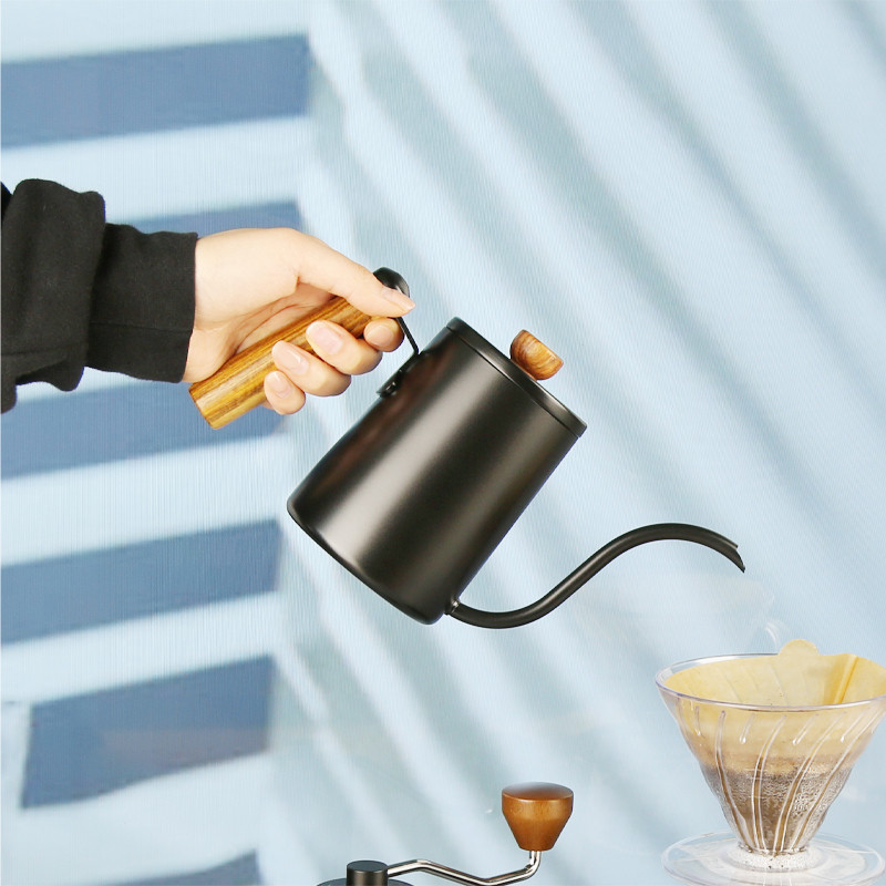 Coffee Pot Milk Frothing Pitcher Jug Gooseneck Kettle Spout Stainless Steel Espresso Coffee Tea Milk