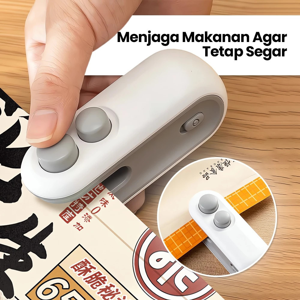 READY STOKPROMO BESAR BESAR BESARAN HANYA DISINI Pengemas Makanan Mini Hand Sealer Portable Snack Pl