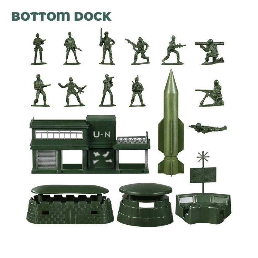 56Pcs Army Men Mainan Figure Pasukan Tentara Plastik Murah / Mainan Tentara Tentaraan Military /Main