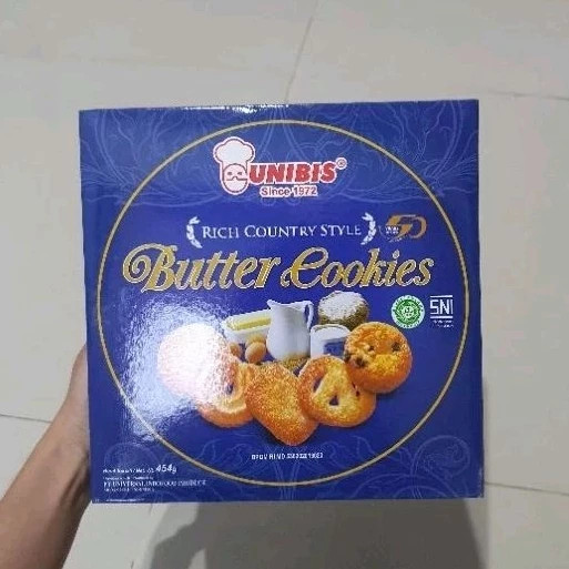 Unibis Butter Cookies Assorted Kaleng 454gr
