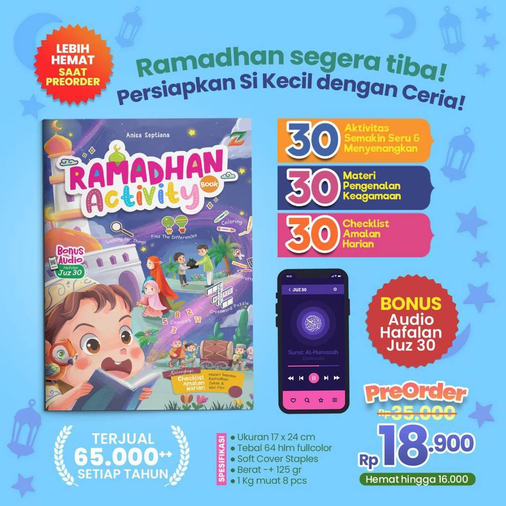 Buku Ramadhan Activity Book 2026 | Ziyad Book
