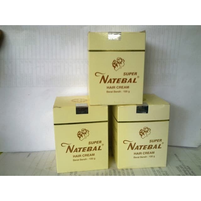 Natebal super Hair Cream 100 gr Penghitam Rambut ( 1 pcs )