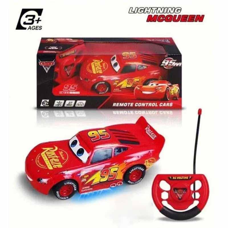 Pixar Cars 3 Cute Remote Control Electric Remote Control Toy Car Lightning Mcqueen Cartoon Car Sport