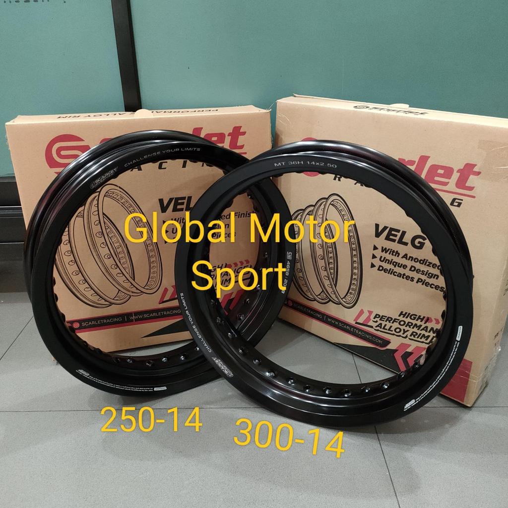 Velg Velag Scarlet Ring14 250-14,300-14 Aerox NVX155,Vario125,Vario150