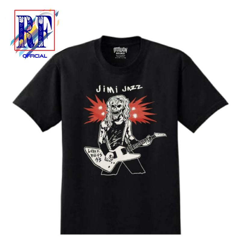 (COD) Kaos JIMI JAZZ - LEBAK BULUS 93 baju hitam/black pria wanita dewasa remaja anak tshirt tee man