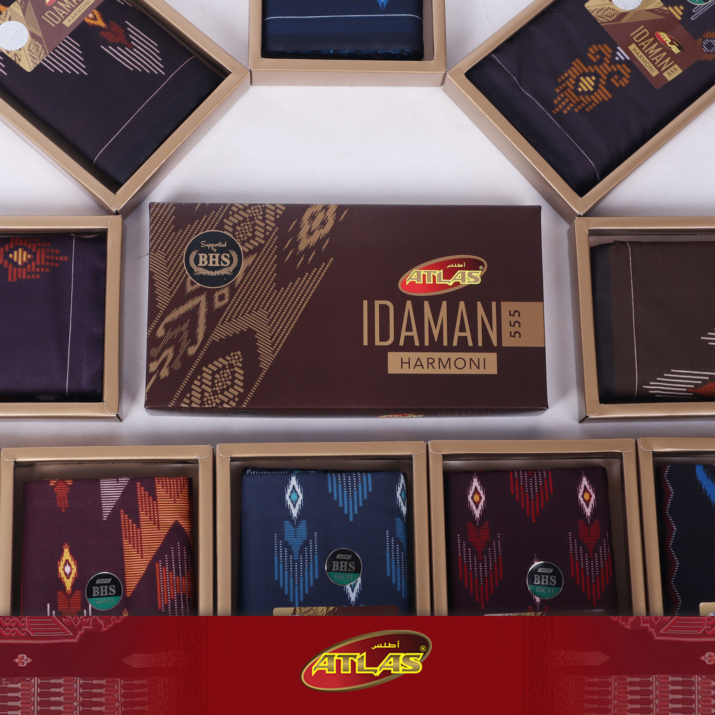 Grosir 10 Pcs Sarung ATLAS Idaman 555 Harmoni
