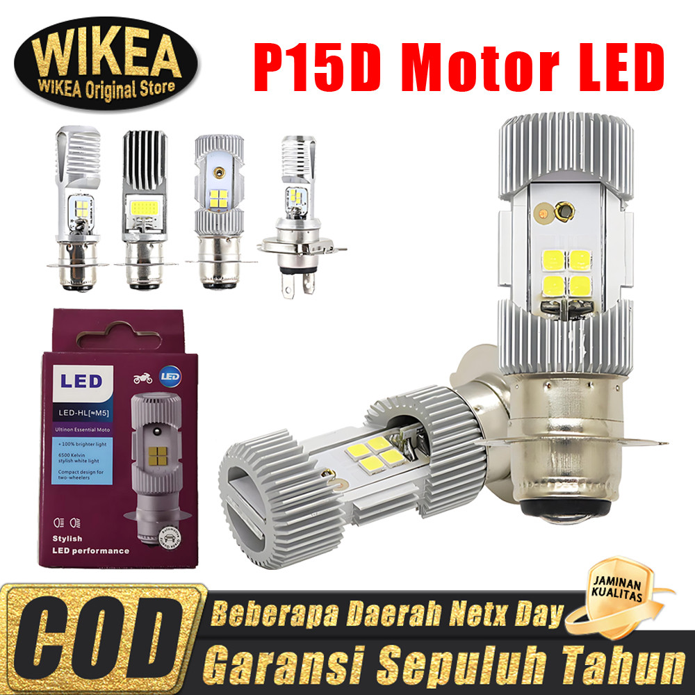 P15D Lampu Led Motoer H6 Laser Hi Lo Lampu Utama Motor Led Laser H6 Berkualitas Dan Super Terang H6 