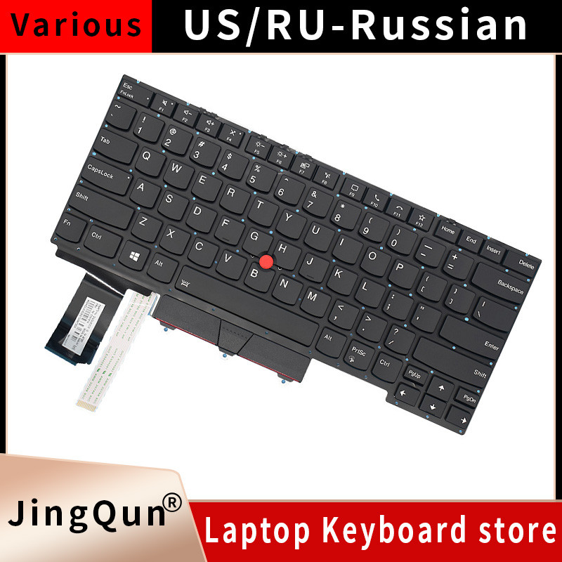 RU/US keyboard for Lenovo ThinkPad E14/R14/S3 GEN 2 E14 2nd gen2 gen3 gen4/R14 Gen 2 E14 2nd Gen 2/E