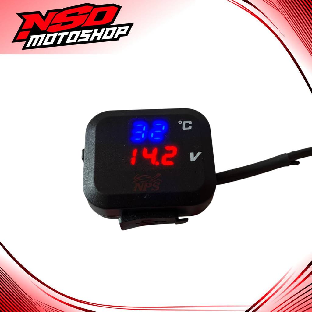Terbaru! Voltmeter Model Kotak Dengan Fitur Onoff Dan Ada Port Usb By NPS RACING