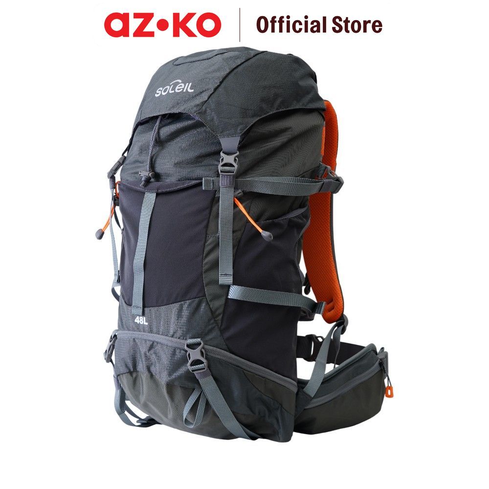 AZKO Soleil 48 Ltr Tas Ransel Carrier Kamping Carrier Bag Tas Gunung Backpack Hiking Bag