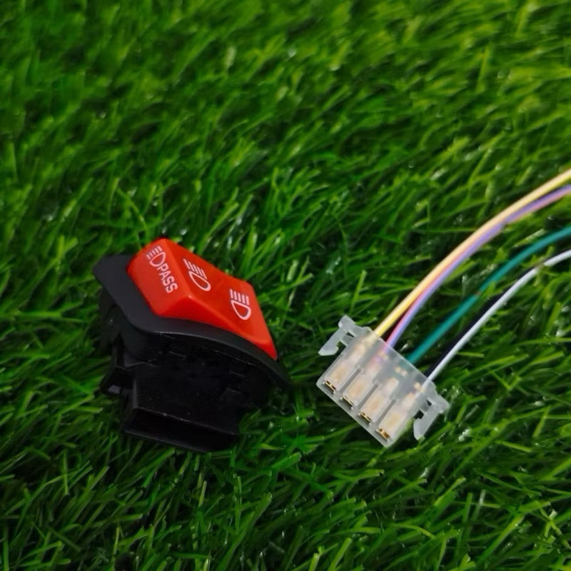 TOMBOL SAKLAR VIETNAM MERAH SAKLAR PASBEM PASBEAM PIUPIU + SOKET SAKLAR PASBEAM VARIO BEAT SCOOPY