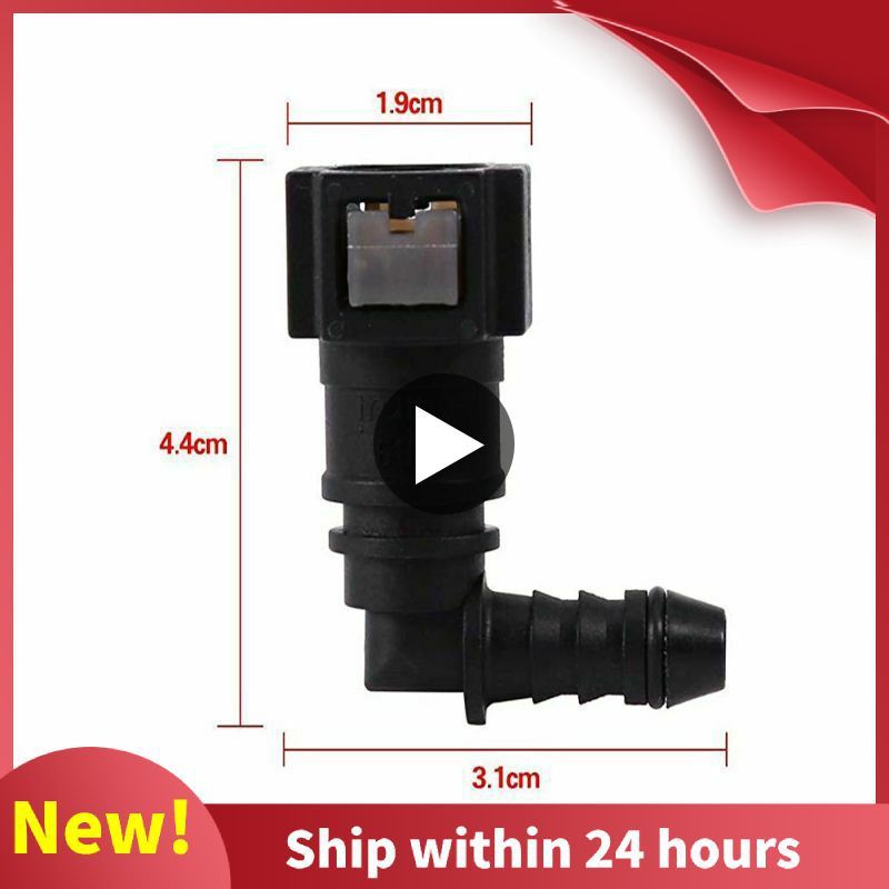 1pcs Nylon Fuel Line Rubber Hose Coupler 7.89/9.89/11.8 ID8Auto Car Fuel Line Hose Coupler Quick Rel