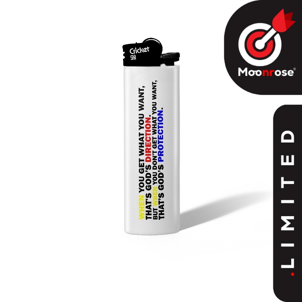 GOD'S DIRECTION lighter - VIII ML 0085 - white