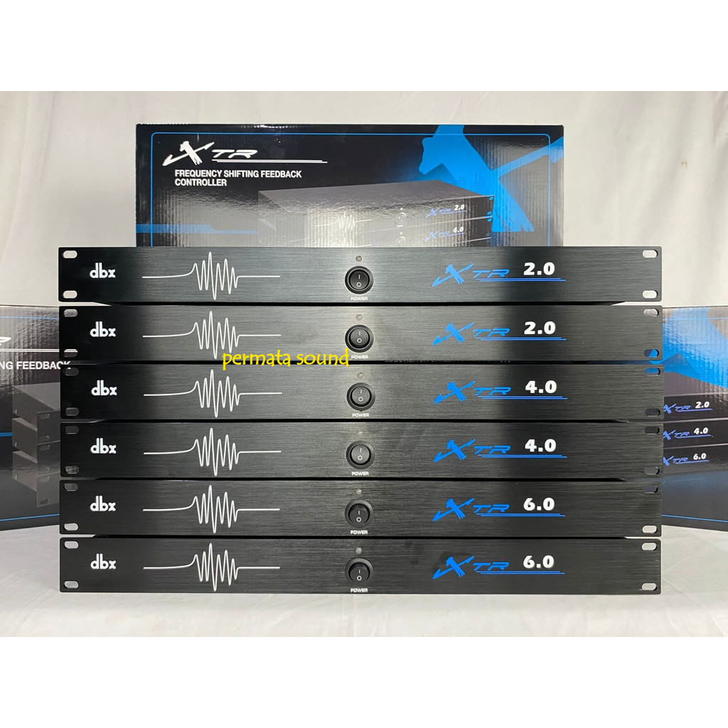 DBX XTR 2.0 Professional Digital Feedback Suppressor, Microphone Auto Anti-Squeal, 2-channel Input/O