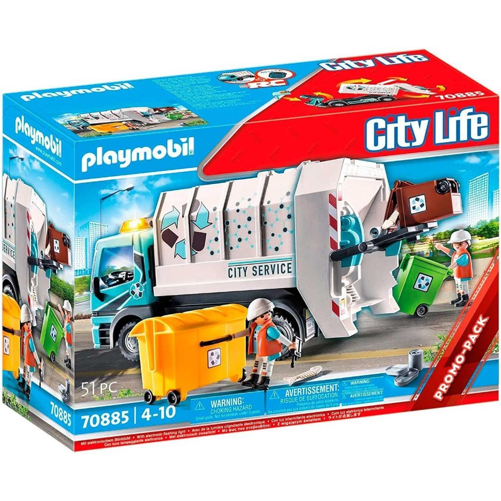 PLAYMOBIL City Recycling Truck 2022 Version