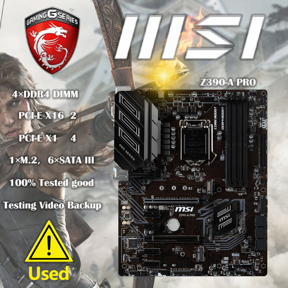 MSI Z390-A PRO Motherboard Intel Z390 ATX