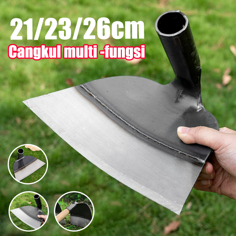 COD Cangkul baja asli Kepala Cangkul Cangkul baja asli Cangkul Penghilang Rumput Baja Mangan