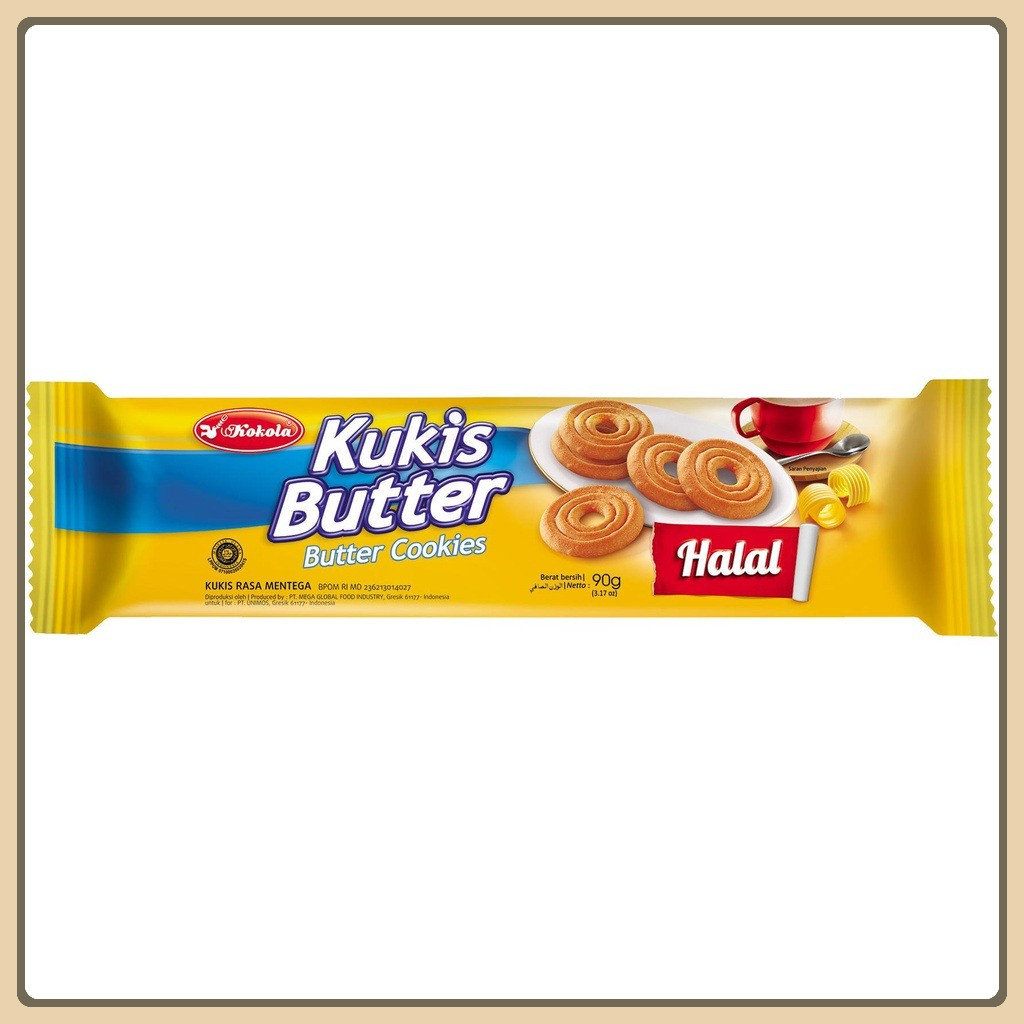 Bagusaw17 1 Pcs Kokola Butter Cookies 90 Gr  S1