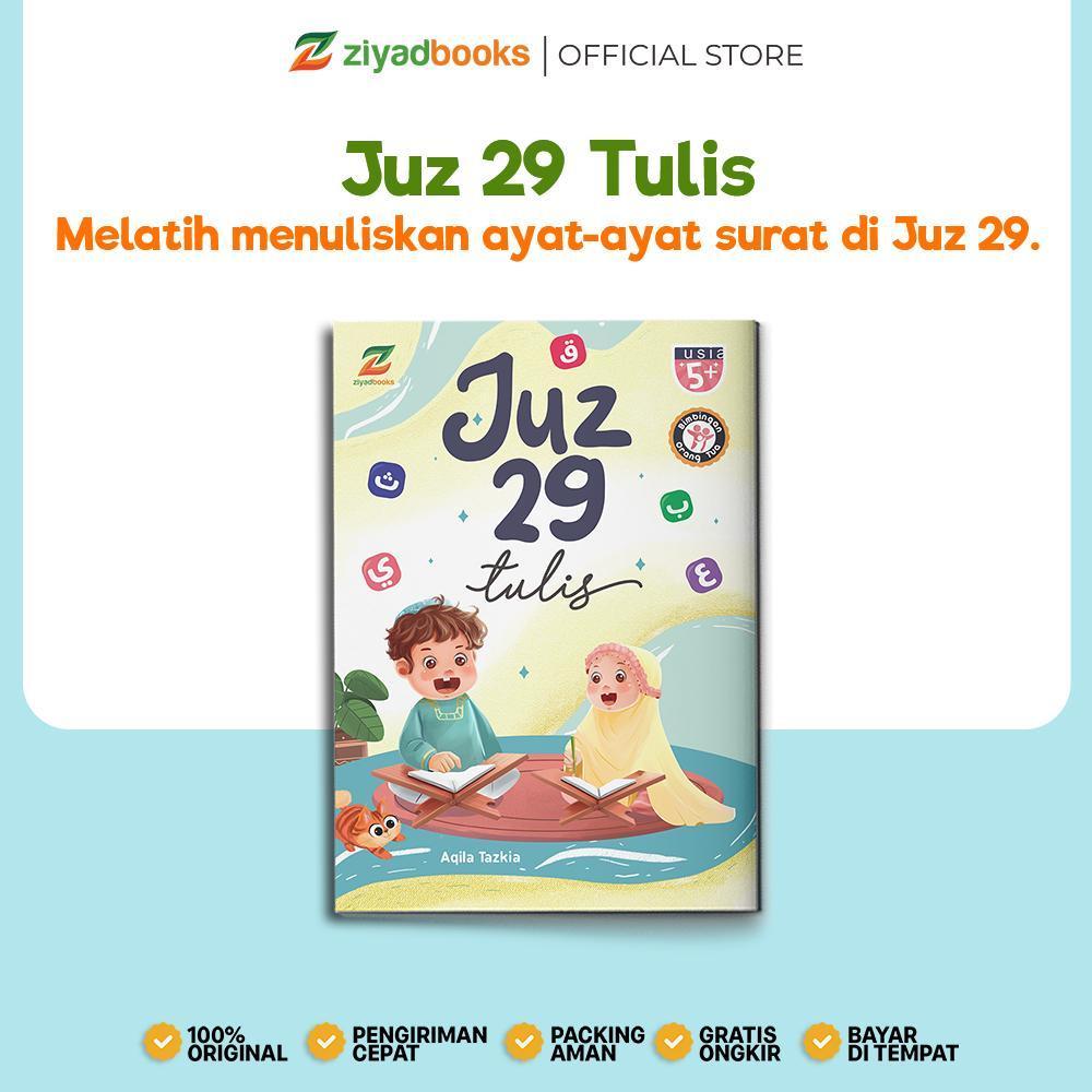 Open Book Shop -  Juz 29 Tulis Anak - Buku Belajar Menulis Arab Juz 29 Al-Quran Berwarna Ready