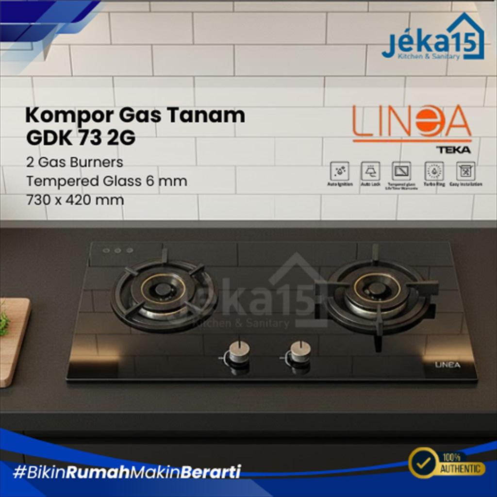 JEKA15 - TEKA Linea GDK 73 2G Kompor Gas Tanam 2 Tungku
