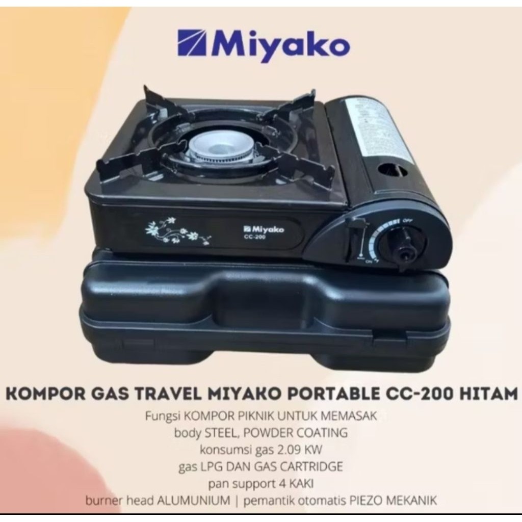 Kompor Portable MIYAKO CC-200