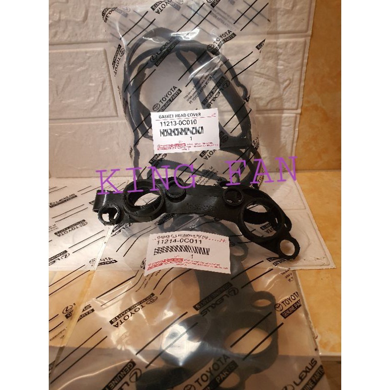 Original PACKING TUTUP KLEP INNOVA BENSIN + SEAL BUSI INNOVA BENSIN Asli