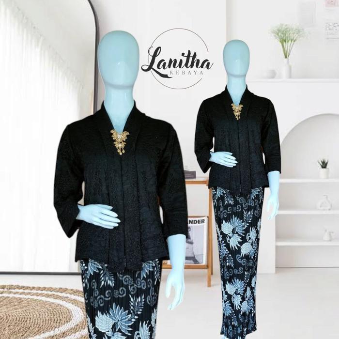 Set Kebaya Floy Brokat Rok Plisket Kebaya Kartini Kebaya Modern Kebaya Wisuda Kkebayaebaya Brokat Wa