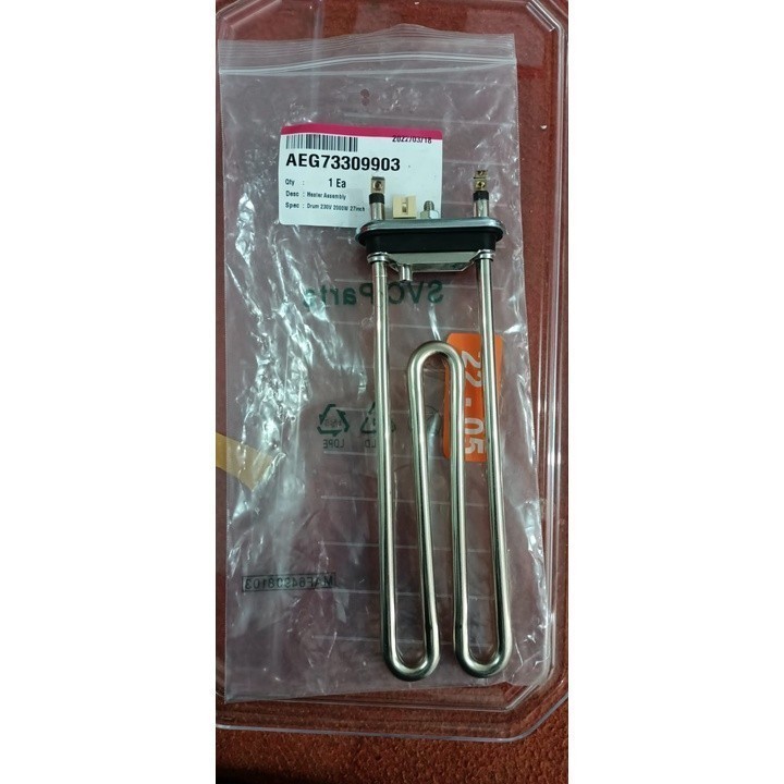 HEATER THERMISTOR MESIN CUCI LG FRONT LOADING F2720SVRV F2720SVTV F2721STWV F2721STWV1 FH069FDF FH0C