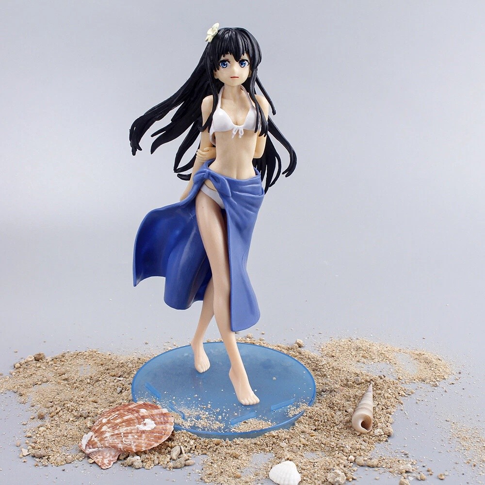 New 20cm Figure PVC Action Anime Bikini Summer Yukino Doll Model Cute Figure for girl gift No Box
