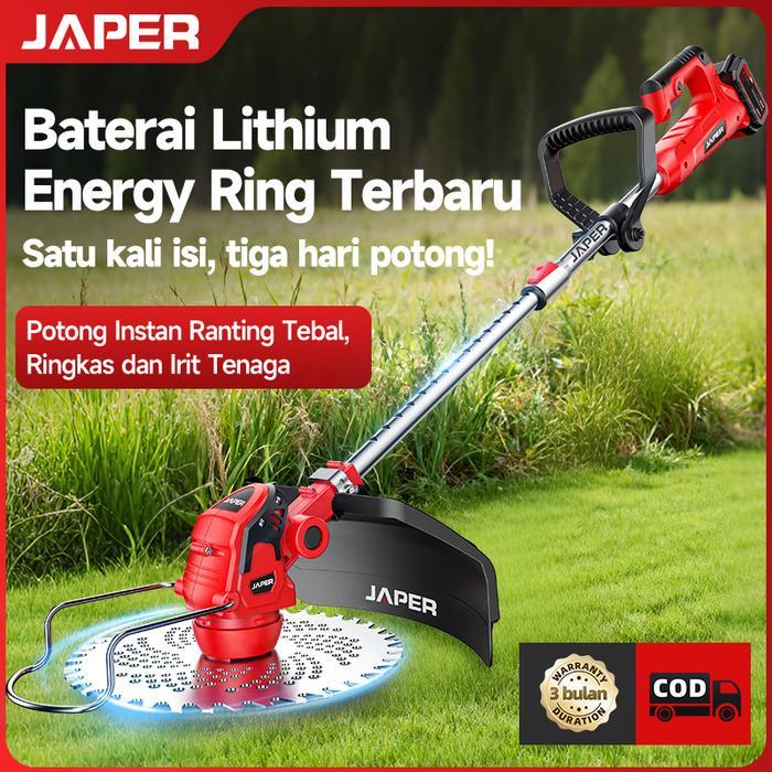 Promo JAPER Mesin Potong Rumput Mesin Pemotong Rumput Mesin Rumput Baterai - LTE-Jerman+50000AH*1 Te