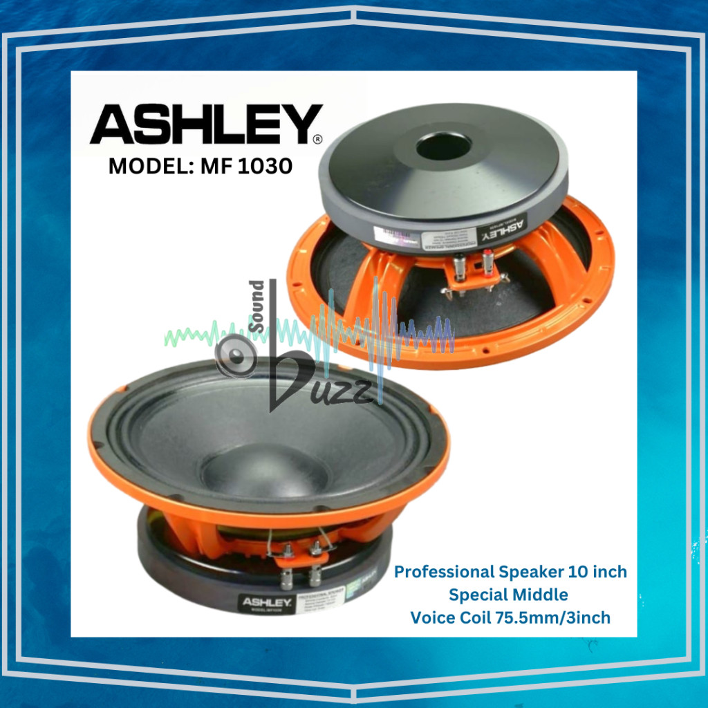 Speaker ASHLEY MF 1030 Professional Speaker 10 inch ASHLEY MF1030 Special Middle ASHLEY 1030