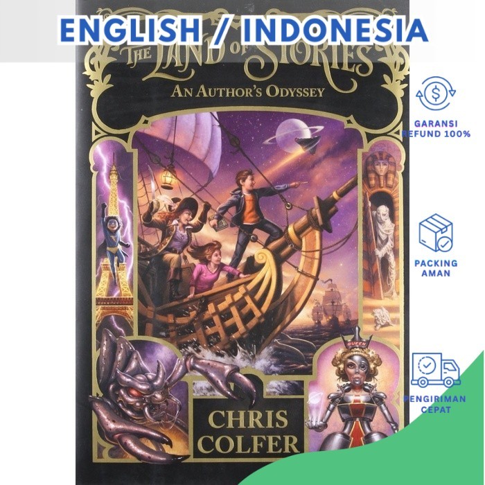 Variasi Terbaru Indo/English_An Authors Odyssey (The Land of Stories 5)