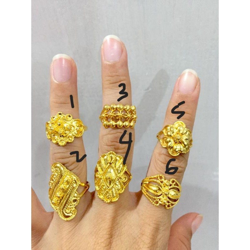 Cincin Sepuhan Lapis Emas Mirip Emas Asli