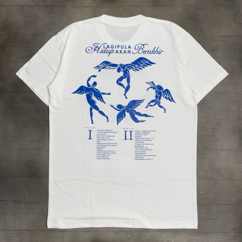 Hindia - Tracklist | Tshirt White Original Merchandise