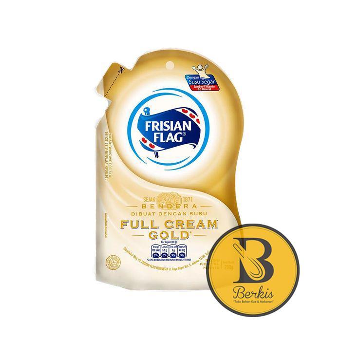 Susu Kental Manis Bendera Gold Pouch 200 Gr - SKM Frisian Flag