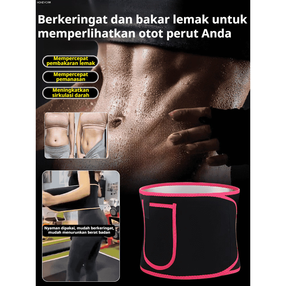 Membakar Lemak Cepat  Sabuk Pelangsing Perut Premium Untuk Pria Dan Wanita Sabuk Pelangsing / Perut 