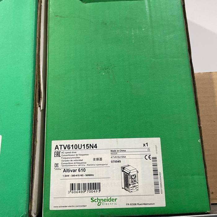 ATV610U15N4 INVERTER SCHNEIDER ALTIVAR 610 1.5KW 380-415V 3PHASE