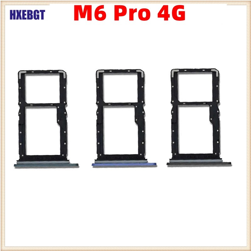 For Xiaomi Poco M6 Pro 4G Sim Tray Sim Card Holder Sim Card Slot Holder Tray Smartphone Repair Parts