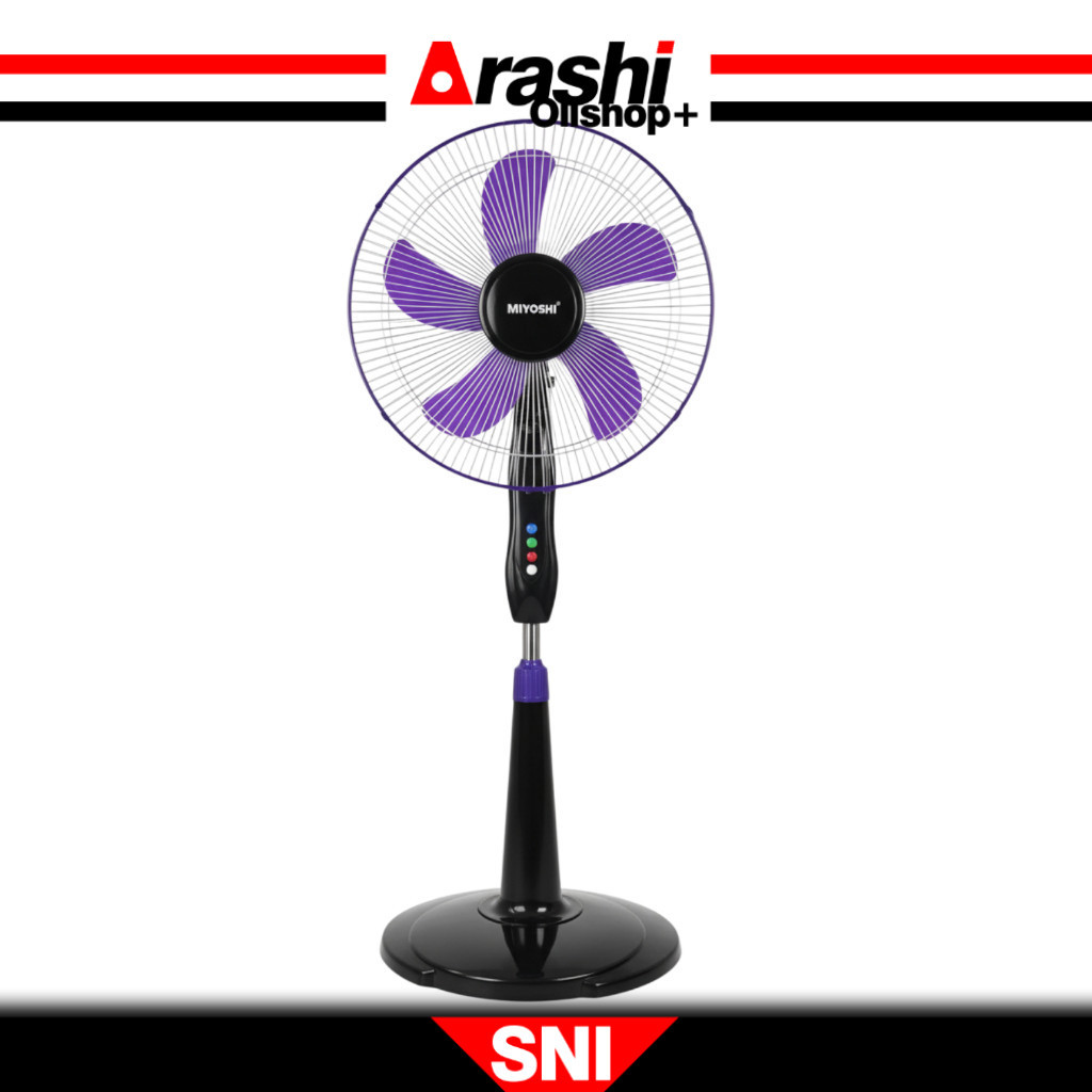 Miyoshi Kipas Angin Berdiri 16 Inch 1603 - Penyejuk Ruangan Keluarga