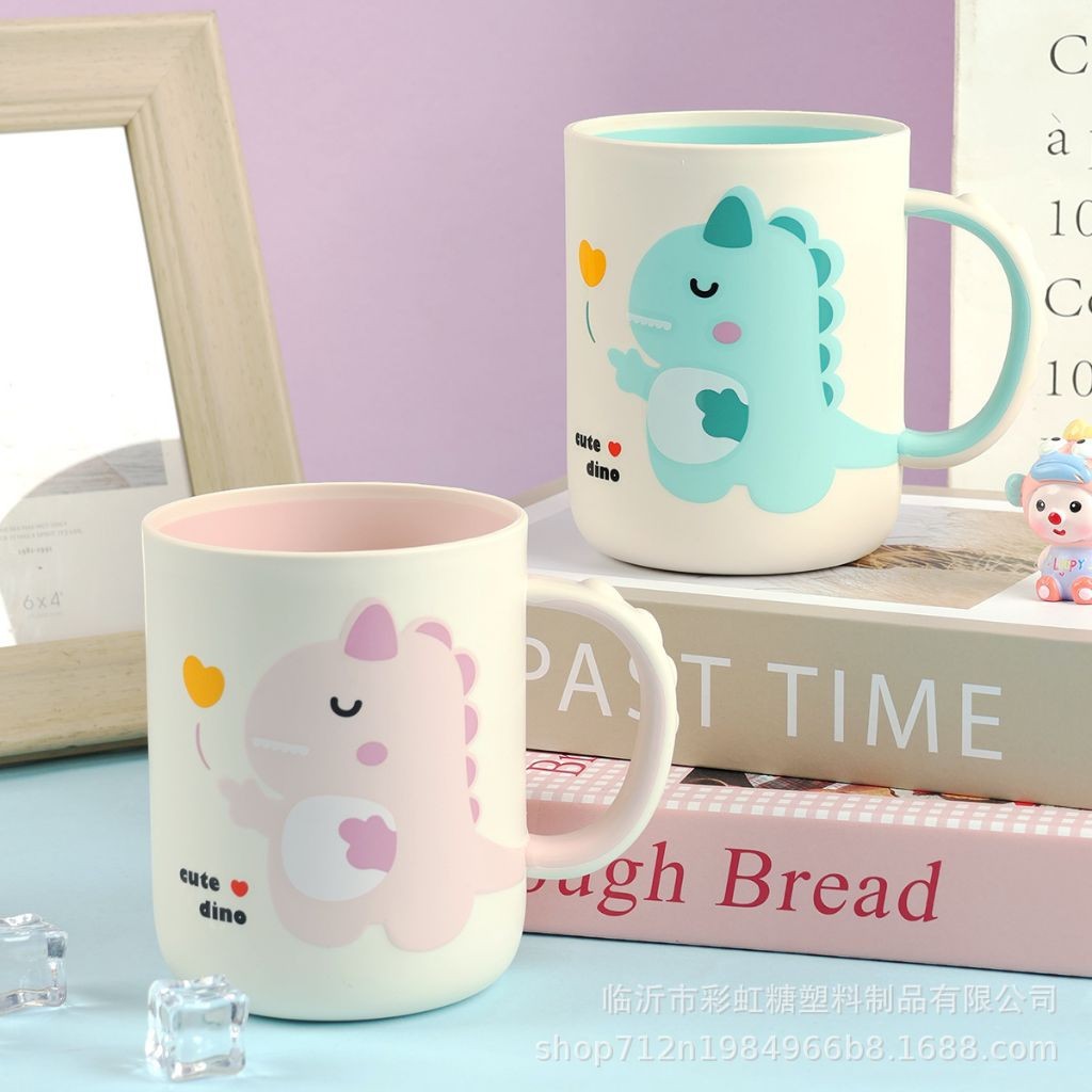 gelas plastik gelas melamin gagang glass plastik minum mug air minum cangkir minum anak [SF] A104 RE