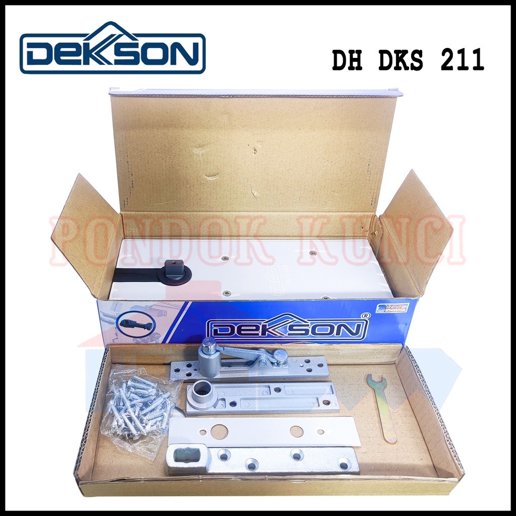 Engsel Lantai Tanam Floor Hinge Dekson 211 Engsel Bawah Pintu Aluminium Kayu Kaca